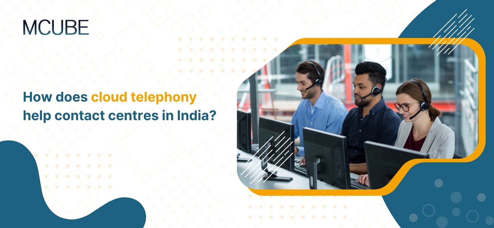 How is cloud telephony helping contact centers in India?